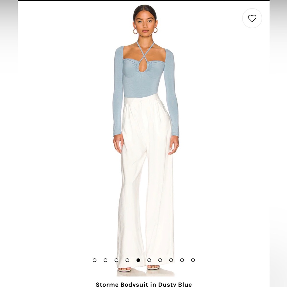 Storme Bodysuit in Dusty Blue